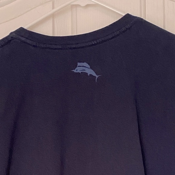 Tommy Bahama RELAX “Row With The Flow” Navy T-shirt - Picture 5 of 10